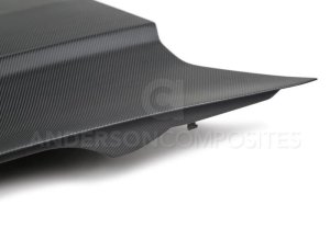Chevrolet Corvette C7 Stingray Hood - Anderson Composites - Dry Carbon Fiber - Matte - `14-`19